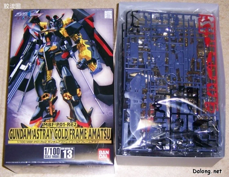 机动战士高达SEED SEED DESTINY 1/100 13 MBF-P01-Re2 异端高达金色机天蜜纳 - 图片